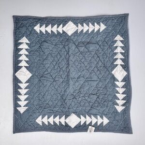 NWT Linden Street Coventry Blue and White Quilted Euro Sham